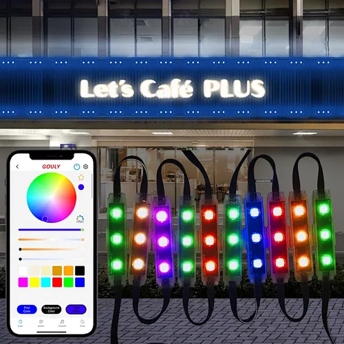 Outdoor Waterproof IP68 Smart RGB 3Leds Module Light